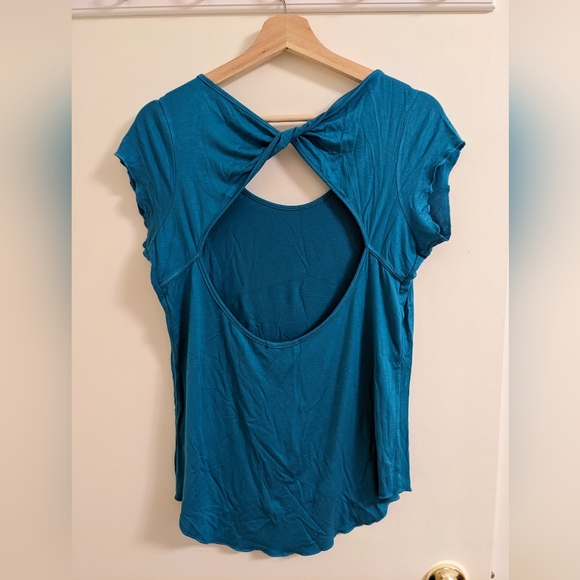 Prana short sleeve shirt medium blue - Picture 3 of 3